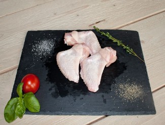 Chicken wings without tips